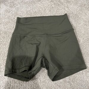 lululemon athletica Dark Green Bike Shorts